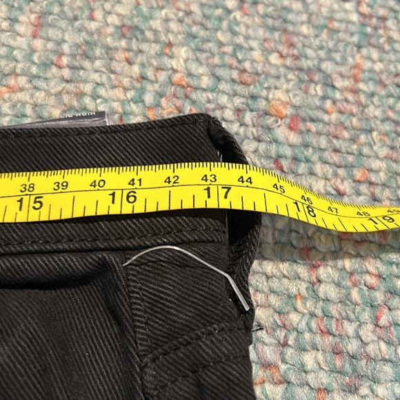 NWT Ladies 12/31R Gap High Rise Wide-Leg Black Jeans - Picture 6 of 11